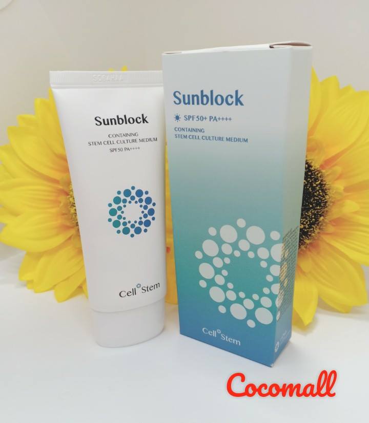 SUN BLOCK CONTAINING STEM CELL CULTURE MEDIUM (Kem chống nắng)