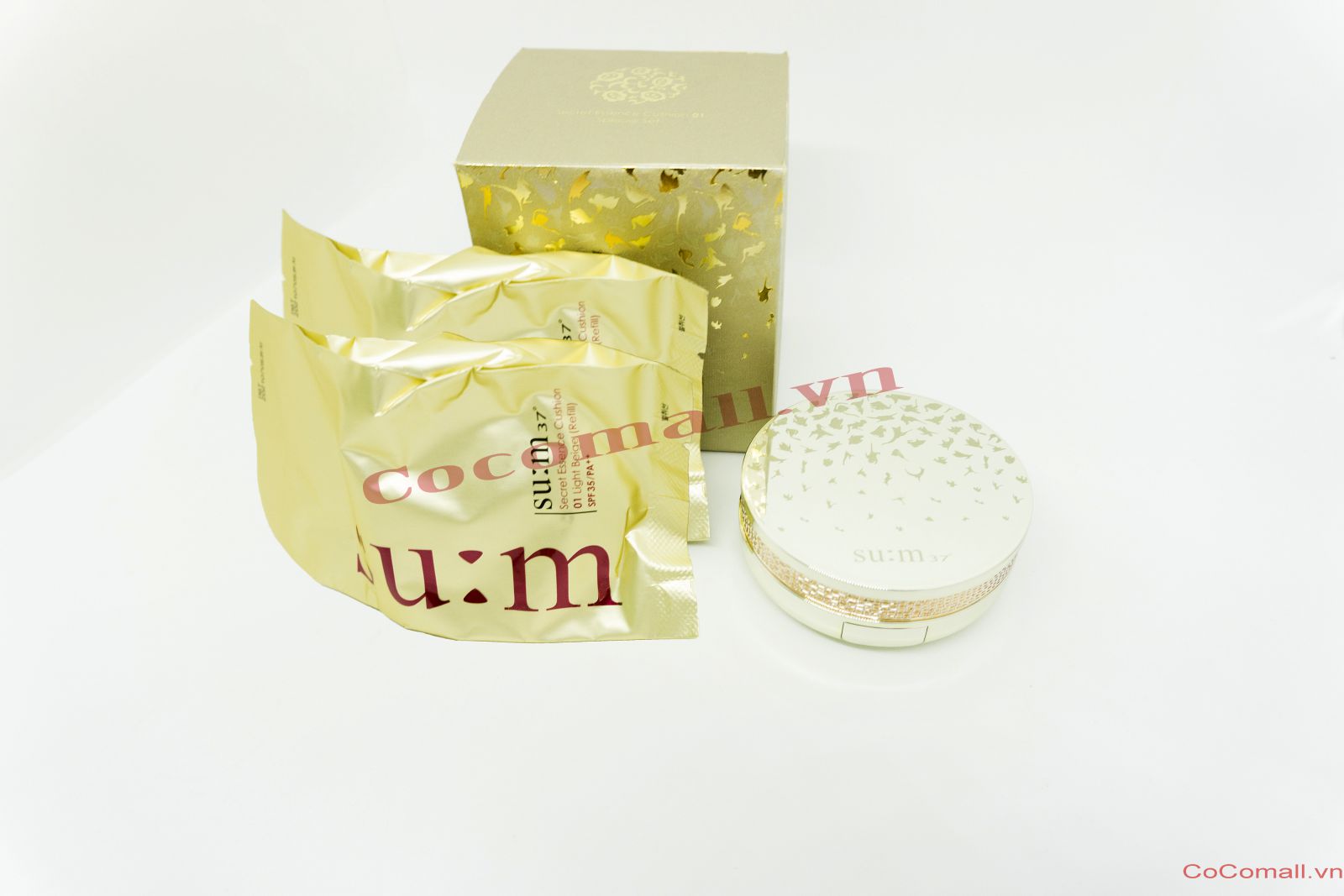 SU:M secret Essence Cushion (tặng kèm 2  lõi dự phòng )